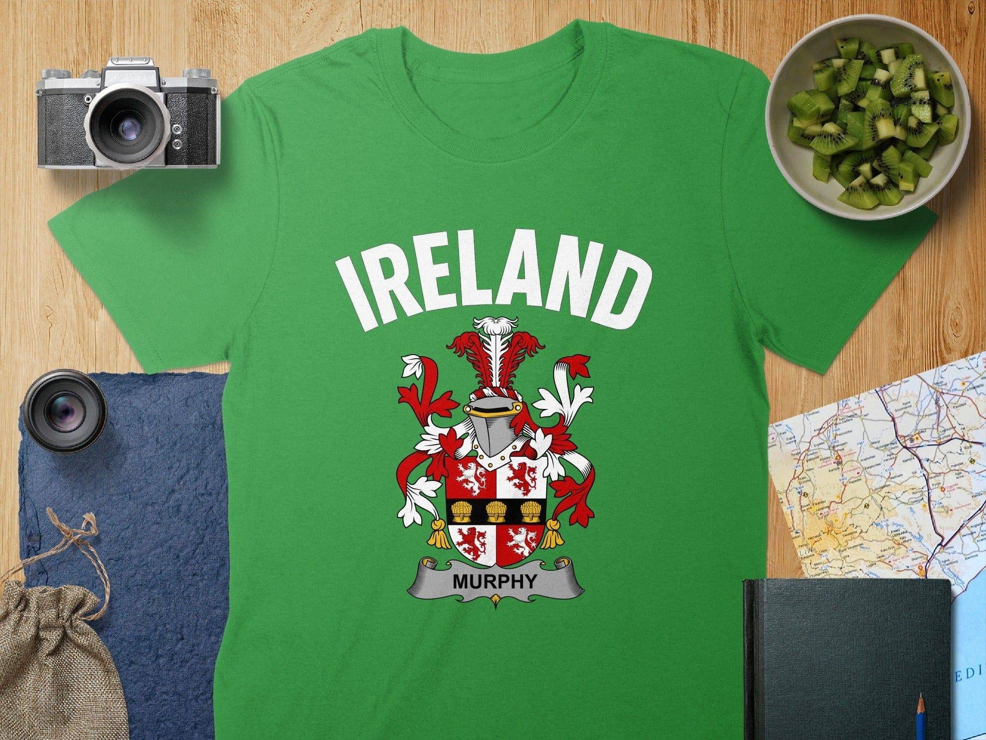 Ireland Murphy Coat of Arms Green T-Shirt product
