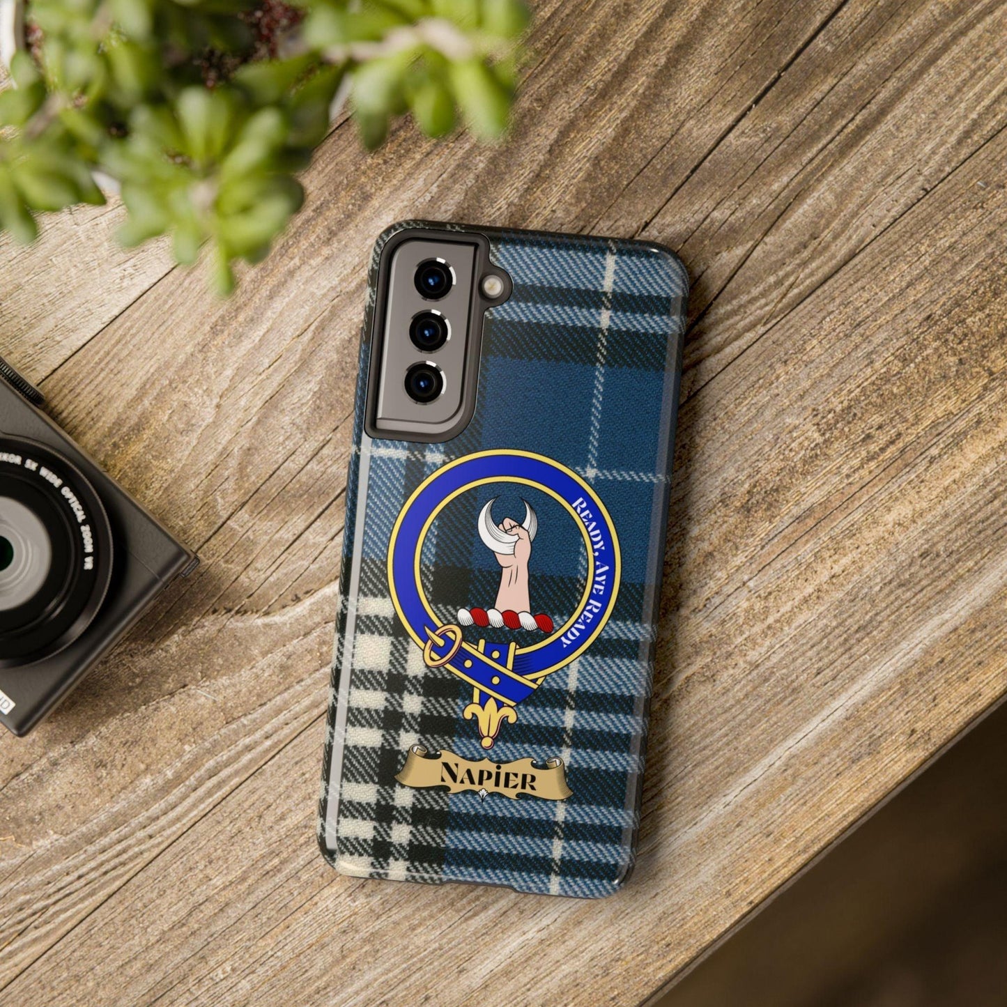 Napier Clan Scottish Tartan Cell Phone Case - Celtic Ancestry Gifts