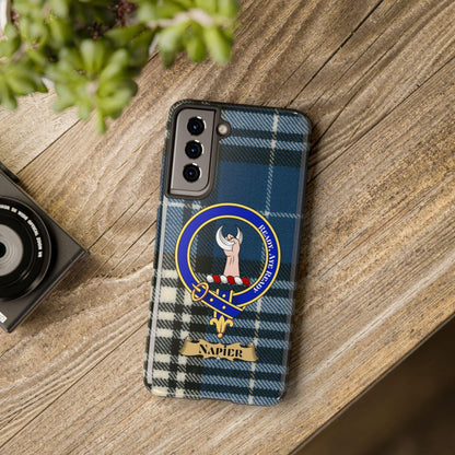 Napier Clan Scottish Tartan Cell Phone Case - Celtic Ancestry Gifts
