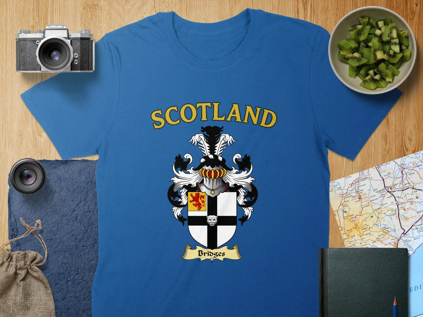 Scotland Crest and Lettering Brispos T-shirt product type