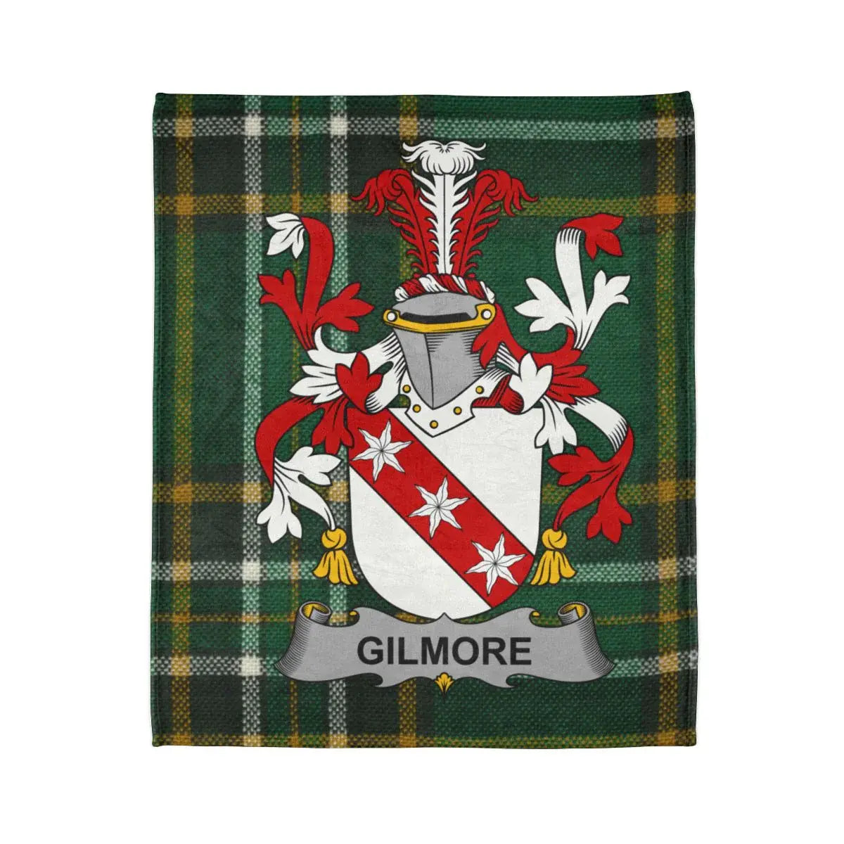 Gilmore Family Tartan Plaid Crest Blanket product
