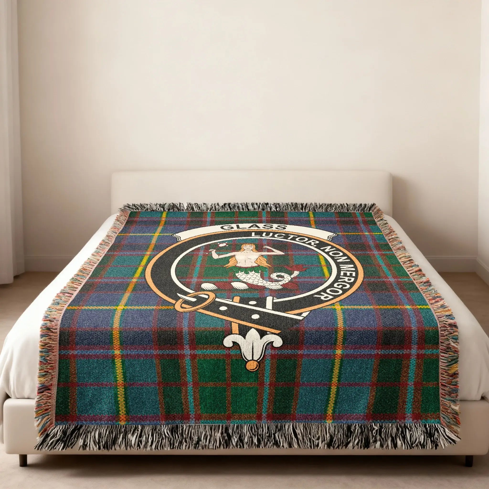 Traditional Tartan Plaid Design Throw Blanket