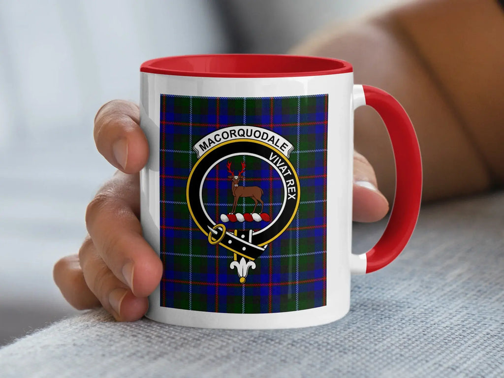 Macorquodale Vivat Rex Tartan Plaid Pattern Mug