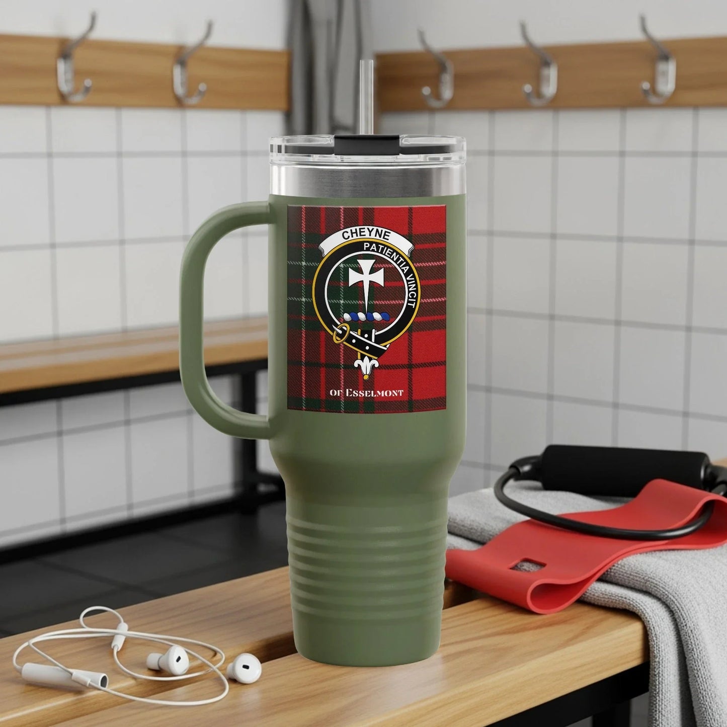 Customized Cheyne Clan Insignia Travel Mug product