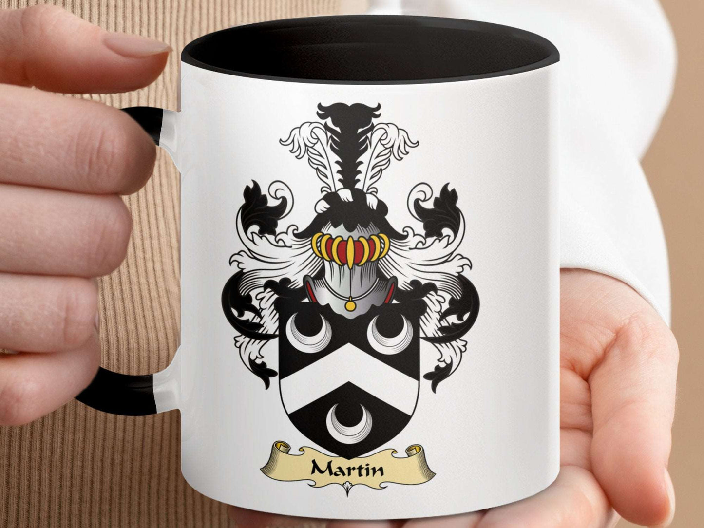 Beautiful Scottish Clan Surname Coat of Arms Mug - Living Stone Gifts