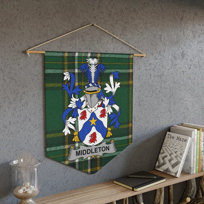 Middleton Family Crest Plaid Wall Banner product