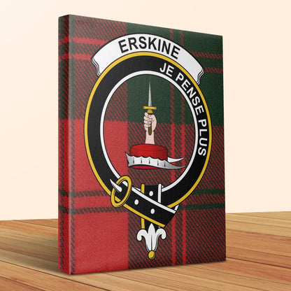 Erskine Je Pense Plus Tartan Wrapped Canvas product