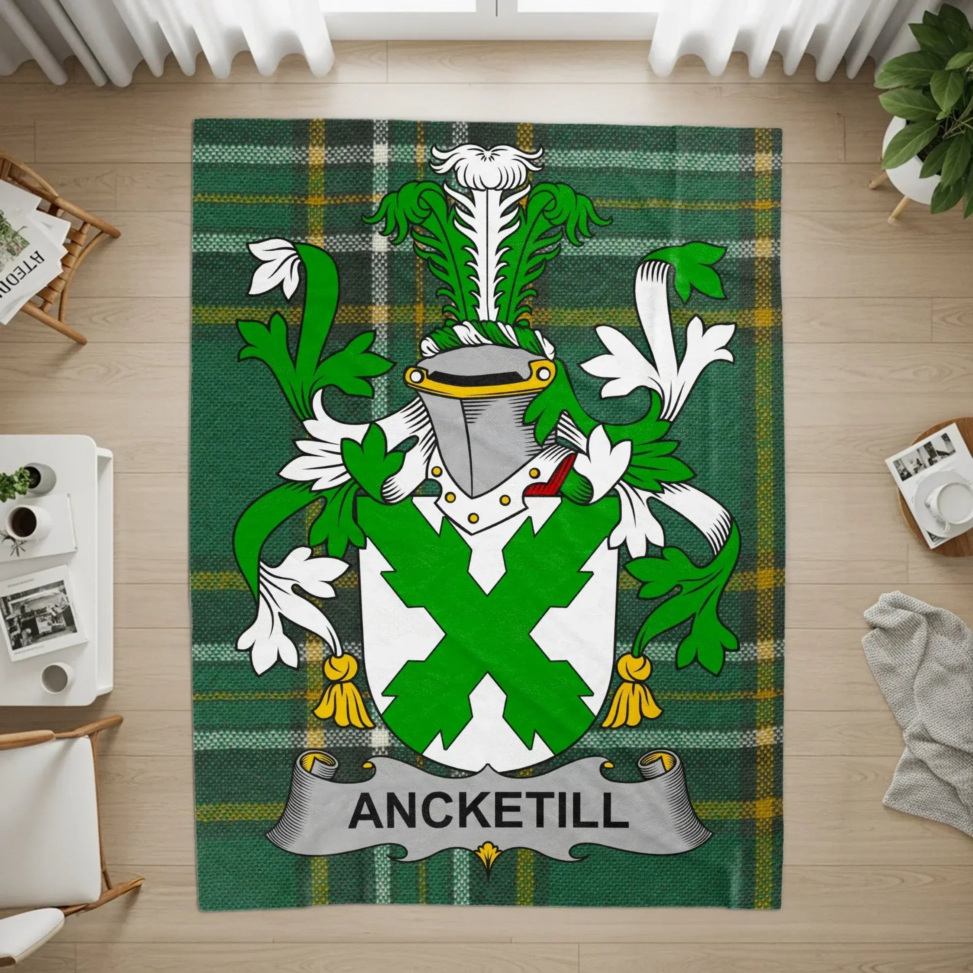 Ancketill Coat of Arms Family Crest Rug product