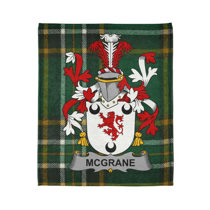 McGrane Family Crest Plaid Pattern Blanket product