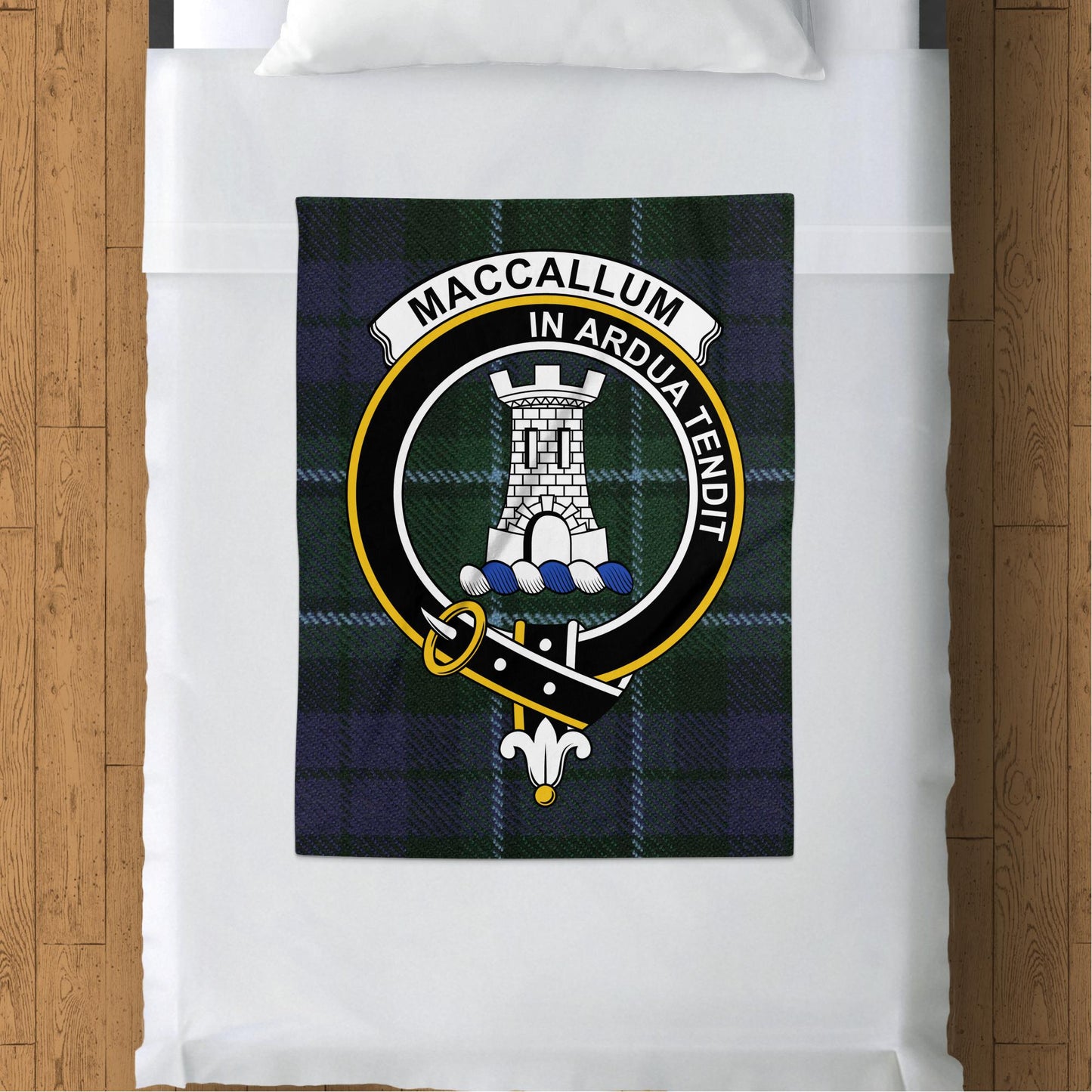 Scottish Clan MacCallum Tartan Throw Blanket - Living Stone Gifts