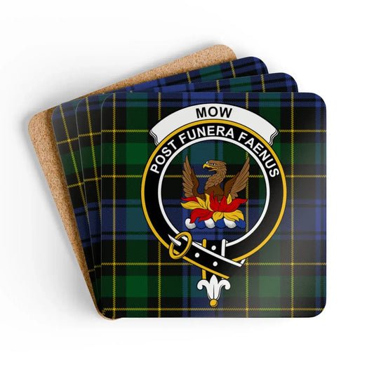 Scottish Clan Crest Tartan Plaid Coaster Set product type