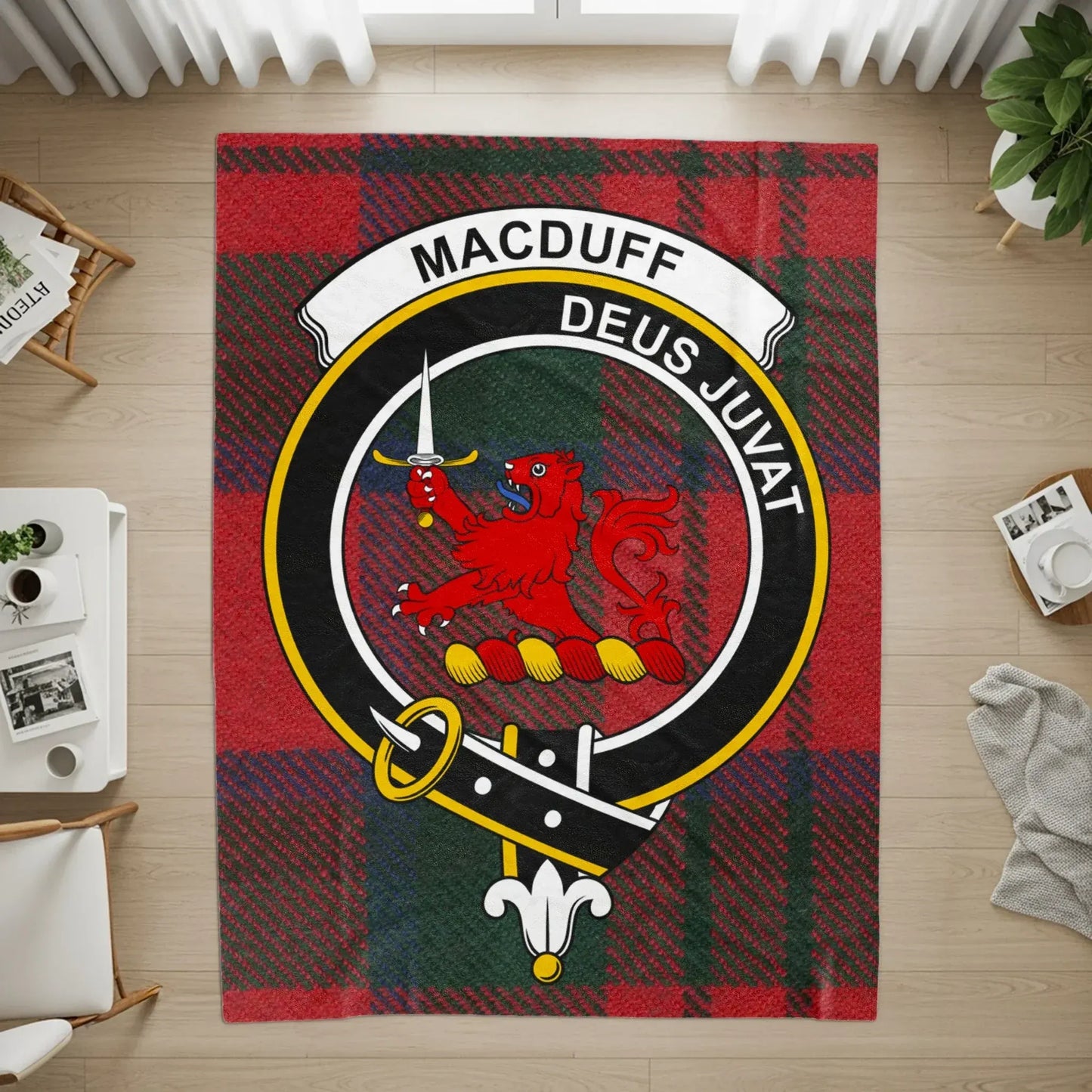 Macduff Coat of Arms Tartan Clan Pride Rug product