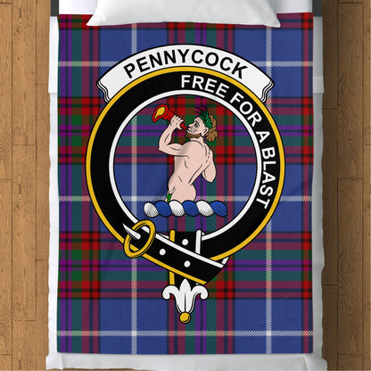 Scottish Clan Pennycock Tartan Throw Blanket - Living Stone Gifts