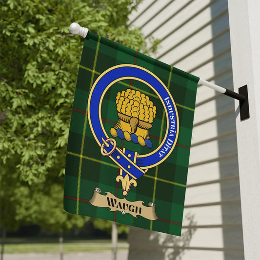 Industrial Waugh Plaid Design Hanging Flag product