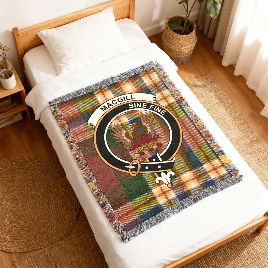 MacGill Sine Fine Tartan Design Throw Blanket