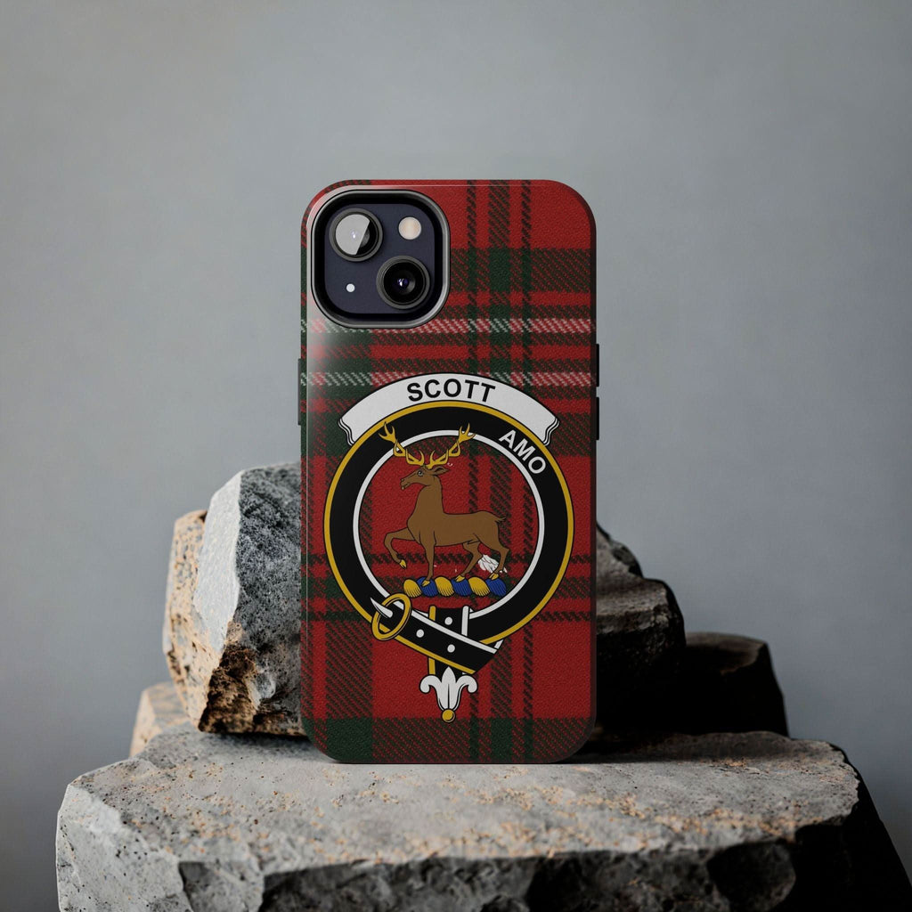Scott Amo Clan Tartan Plaid Cell Phone Case - Celtic Ancestry Gifts