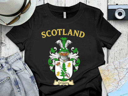 Scotland Family Crest Shield Design T-Shirt product