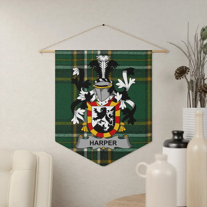 Family Heritage Custom Clan Tartan Wall Banner product type