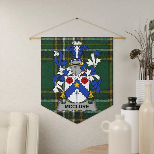 Custom Family Crest McClure Decorative Wall Hanging product