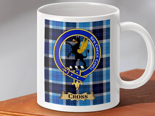 Scottish Clan Crest Cross Plaid Design Mug product