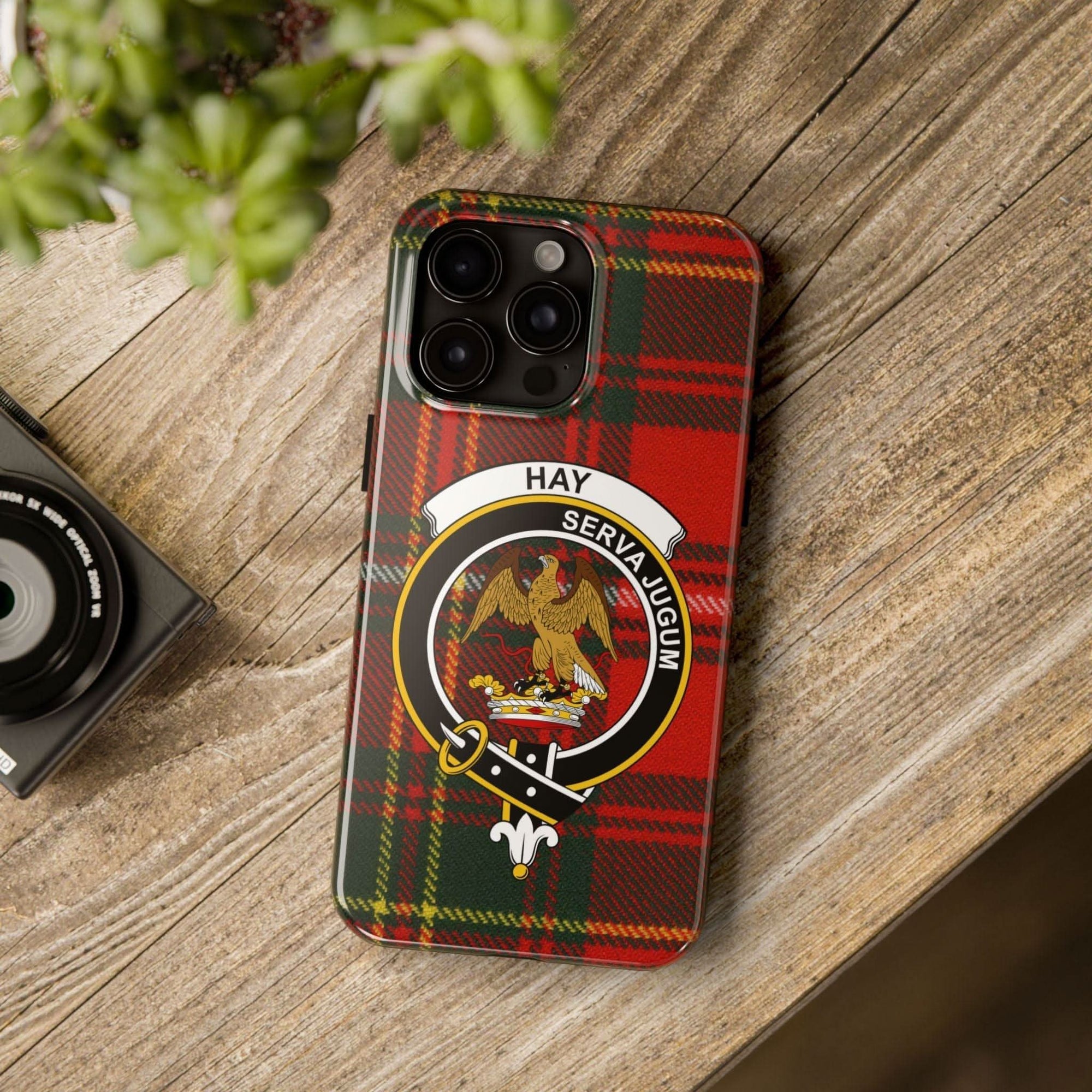 Hay Clan Scottish Tartan Cell Phone Case - Celtic Ancestry Gifts