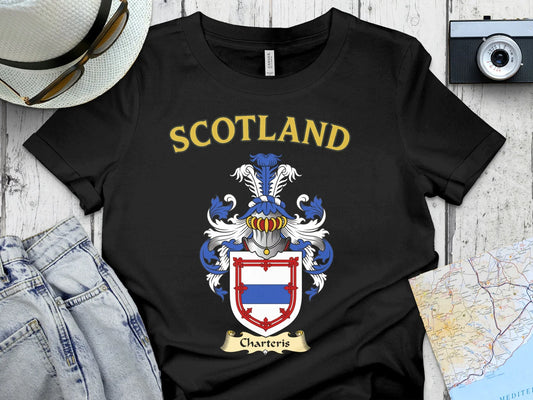 Scotland Charteris Family Crest T Shirt product type