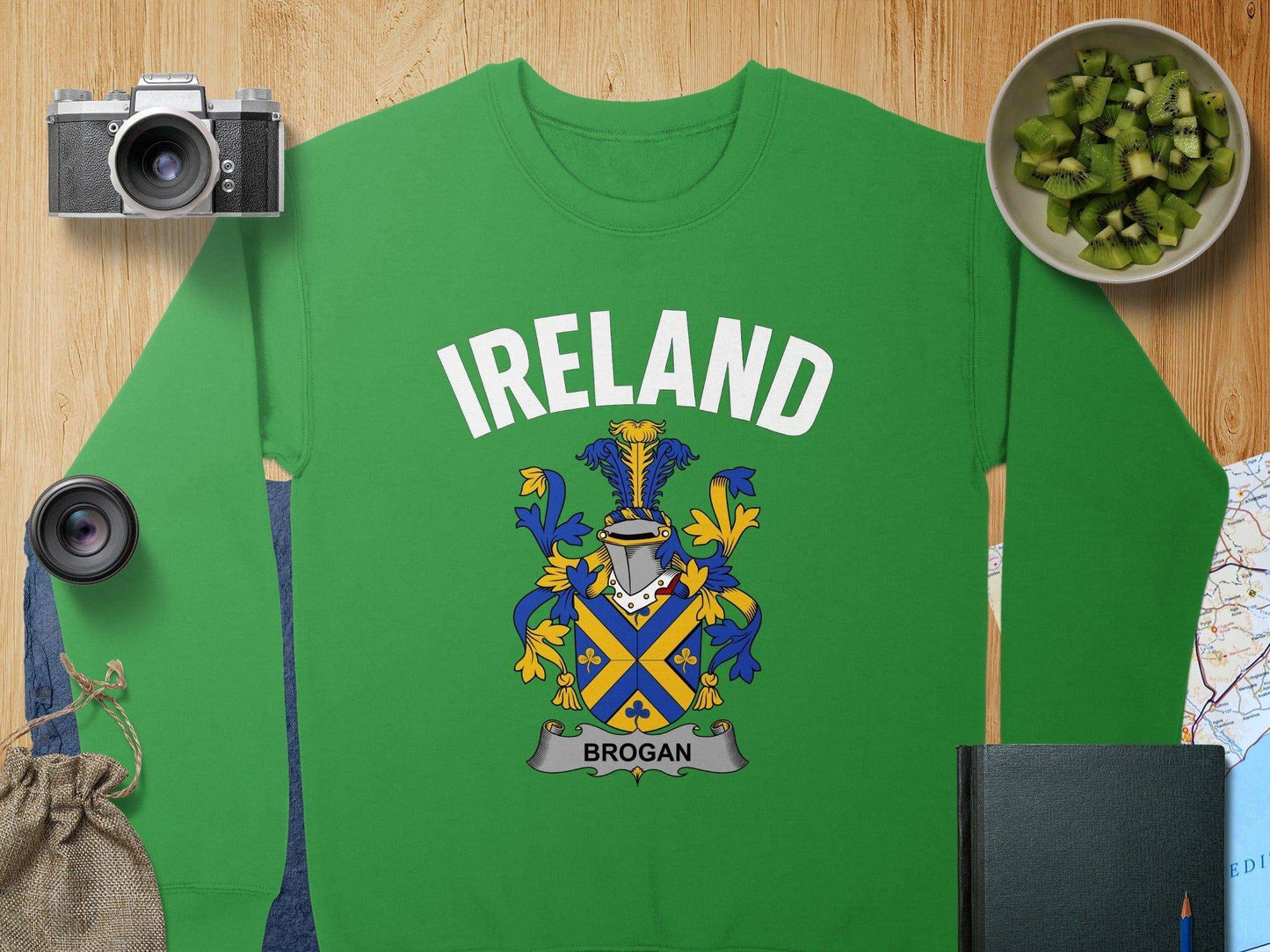Irish Heraldic Sweatshirt Ireland Coat of Arms Brogan product type