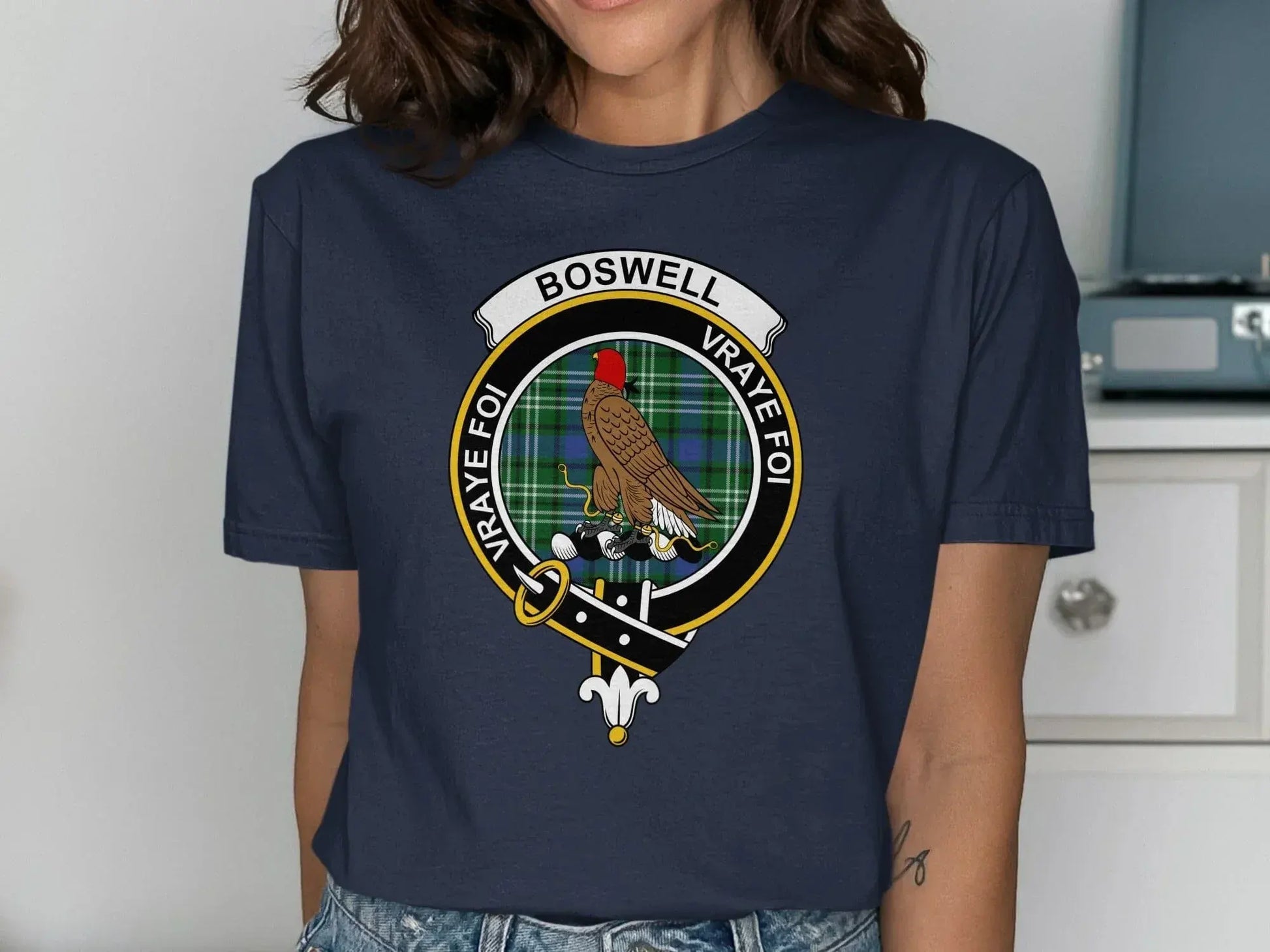 Boswell Vraye Foi T-Shirt Bird Emblem Design product