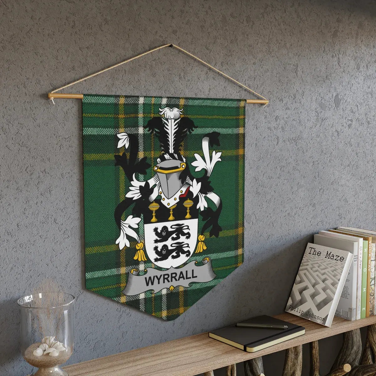 Wyrall Tartan Design Decorative Wall Hanging product type