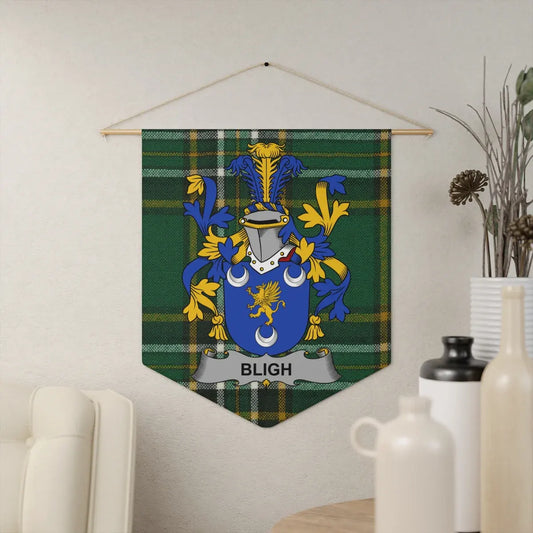 Bligh Crest Plaid Design Wall Hanging Decor product