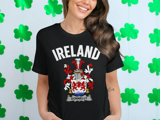 Ireland Donnelly Family Crest Graphic T-shirt product