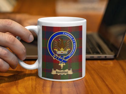 Copiose Et Opulentiae Bonthine Clan Crest Mug - Living Stone Gifts