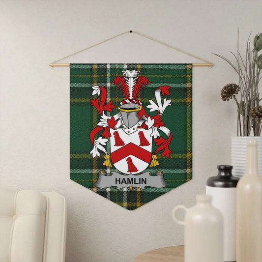 Family Crest Wall Banner Personalized Family product