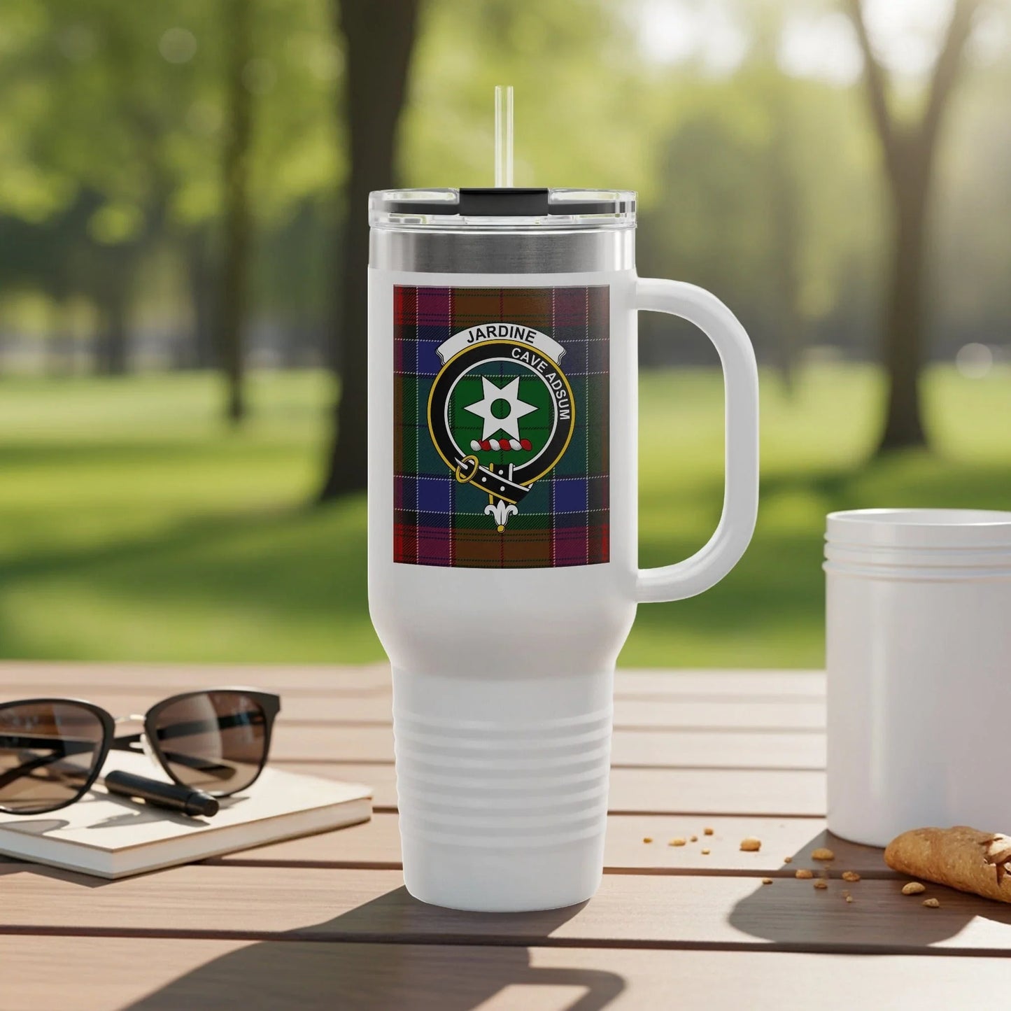 Jardine Clan Insignia Travel Flask Tumbler product