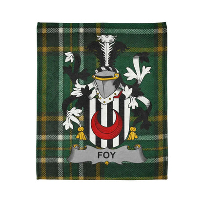 Foy Tartan Crest Blanket Perfect Accent Home product
