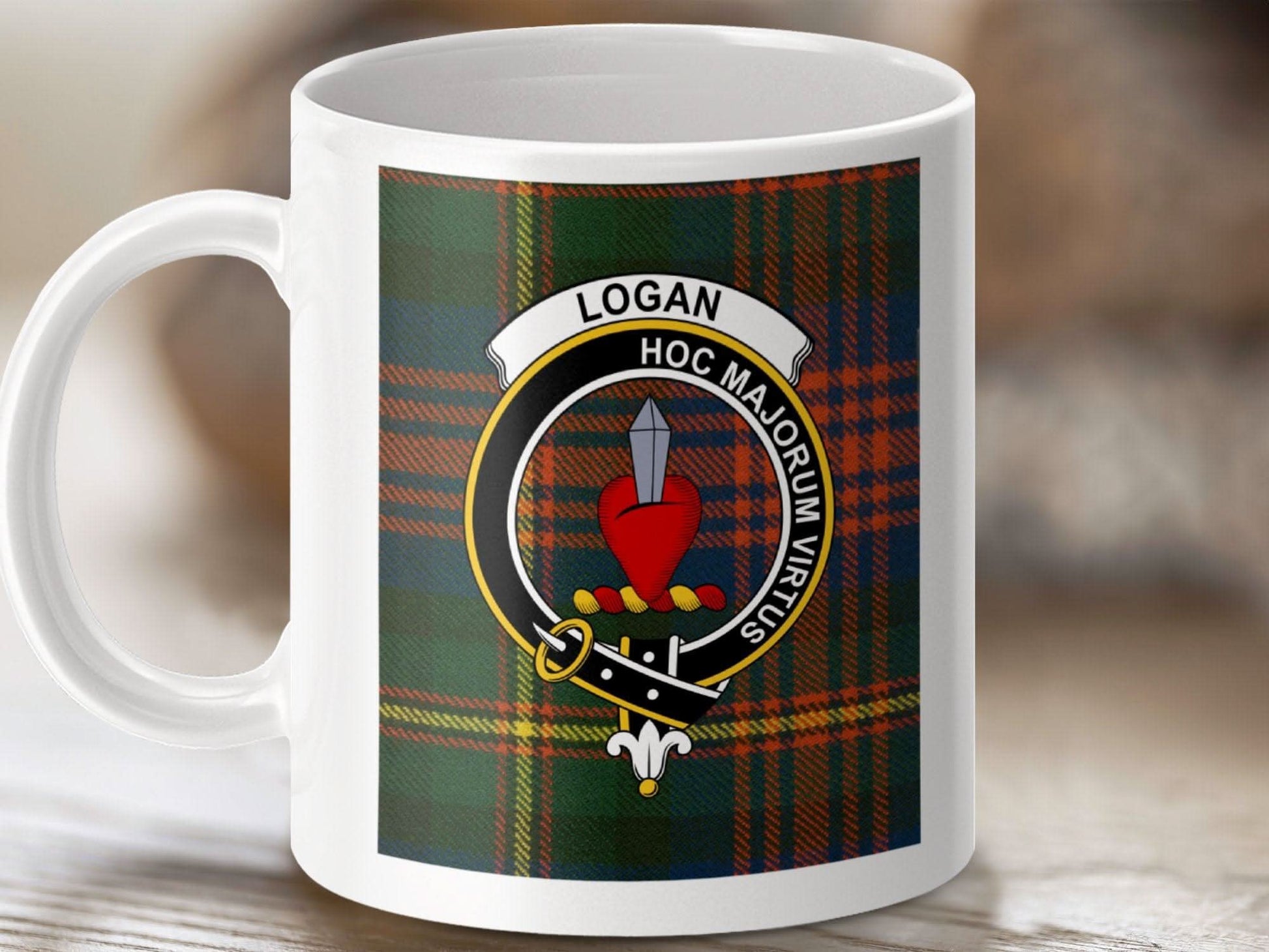 Clan Logan Scottish Crest Ceramic Mug product type