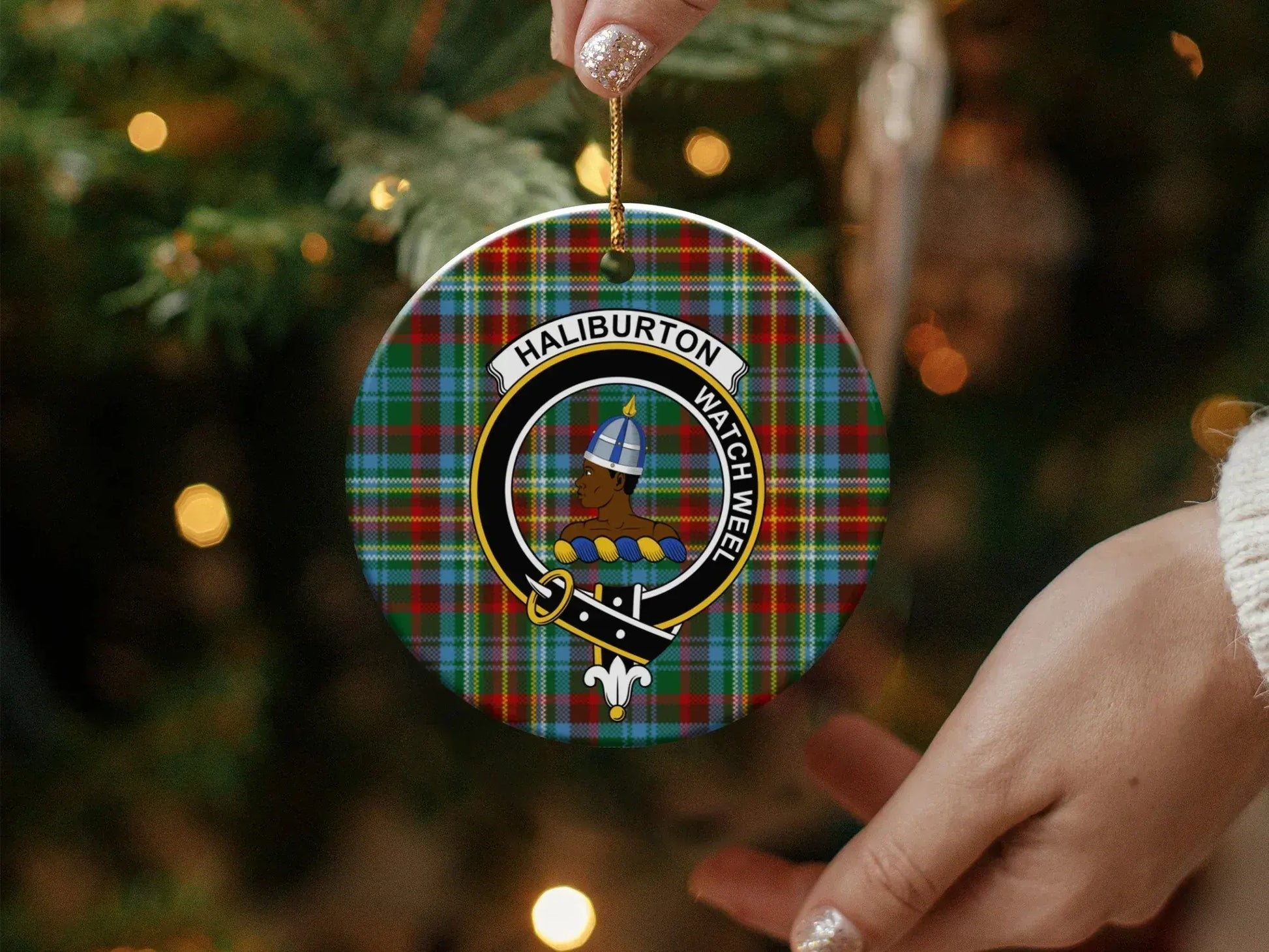 Haliburton Watch Weel Christmas Tree Ornament product