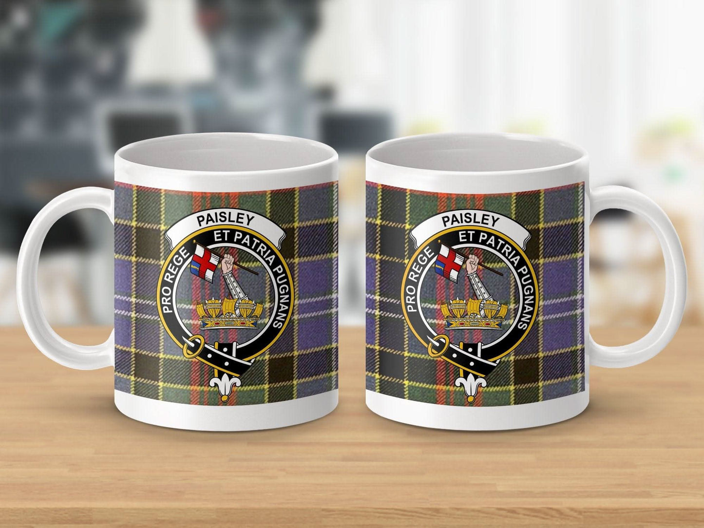 Paisley Et Patria Ducimus Tartan Crest Mug product