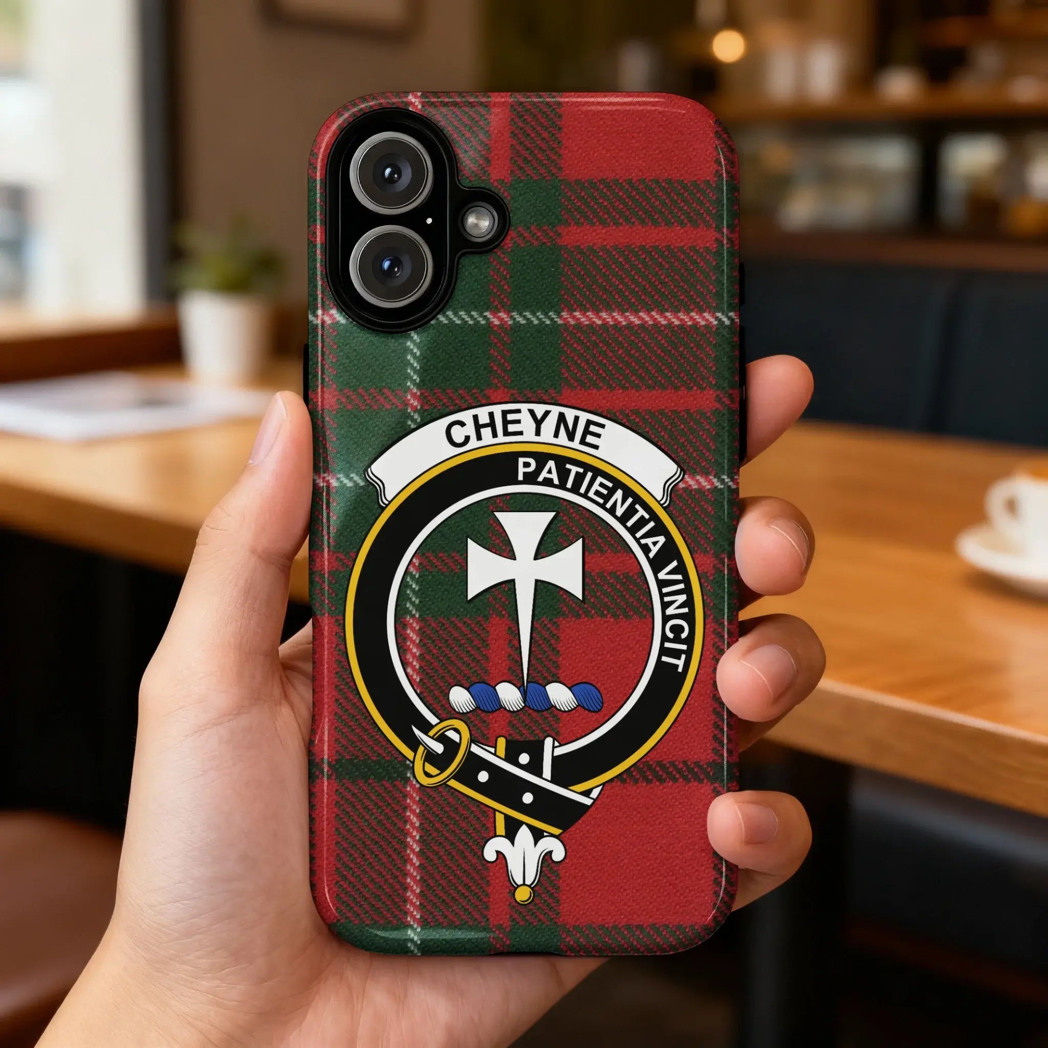 Cheyne Patience Wins Plaid Design Phone Case