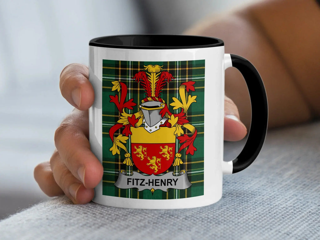 Fitz-Henry Irish National Tartan ceramic accent mug