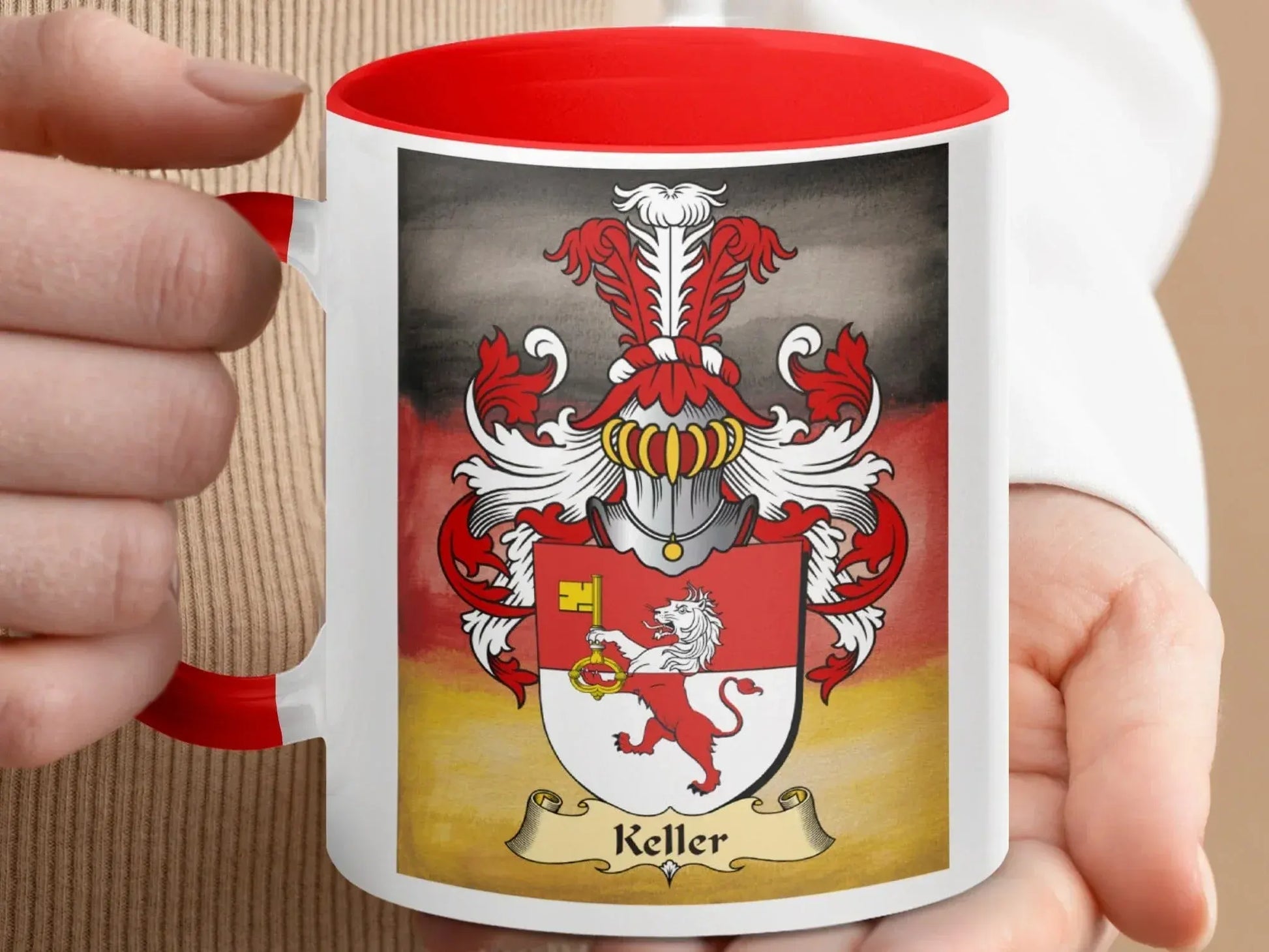 Keller Family Crest Design Mug Unique Gift product