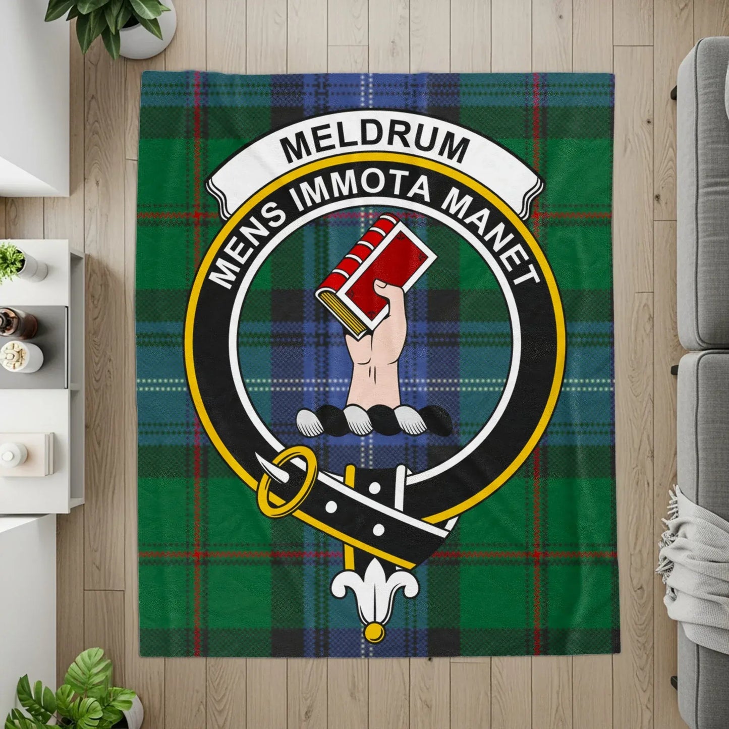 Meldrum Mens Immota Manet Blanket product type