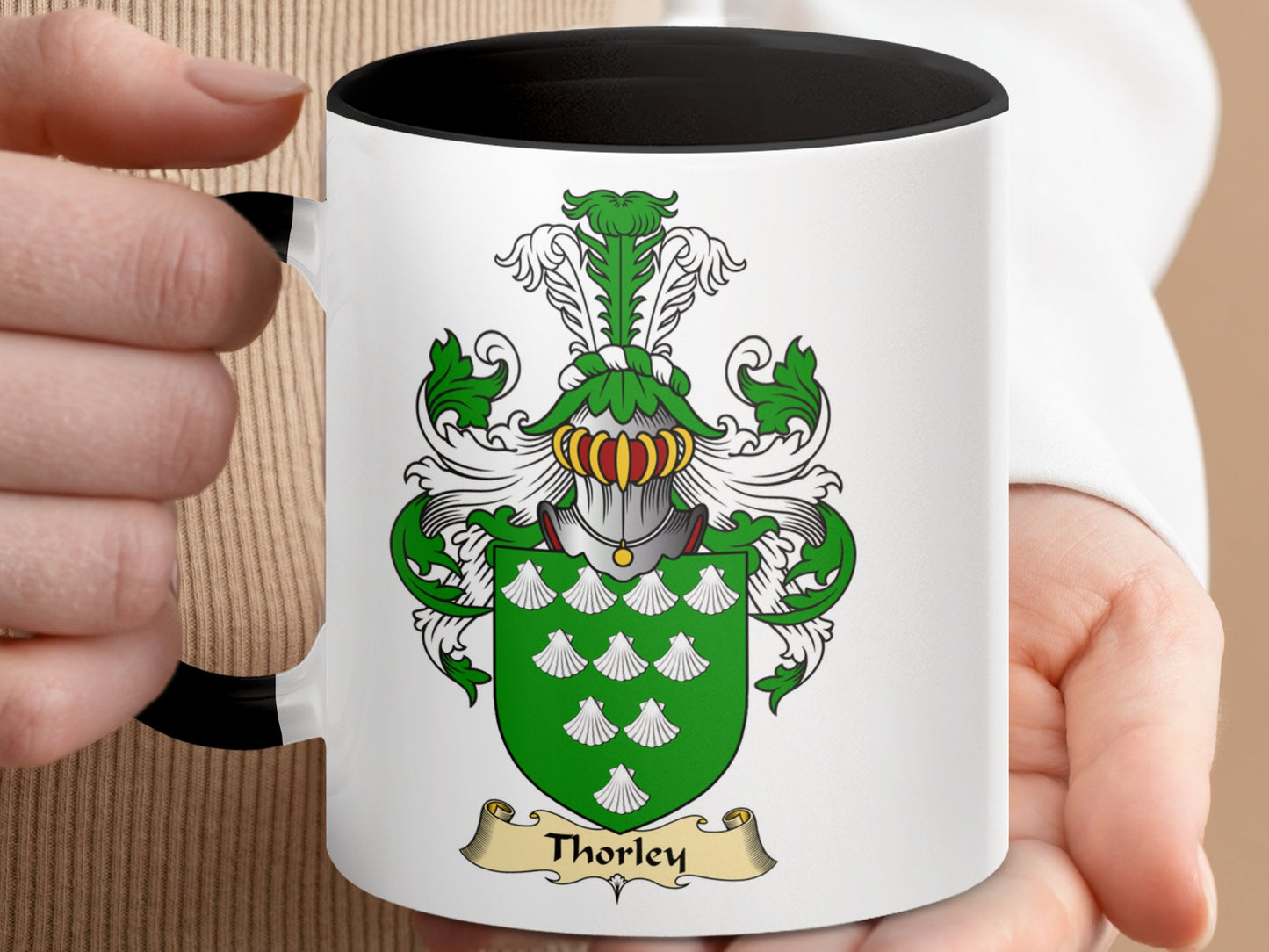 Thorley Scottish Coat of Arms Mug - Living Stone Gifts