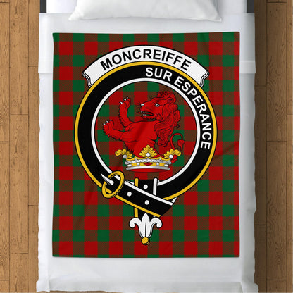 Scottish Clan Moncreiffe Tartan Throw Blanket - Living Stone Gifts