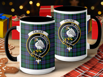 Calder Be Mindful Scottish Clan Crest Mug - Living Stone Gifts