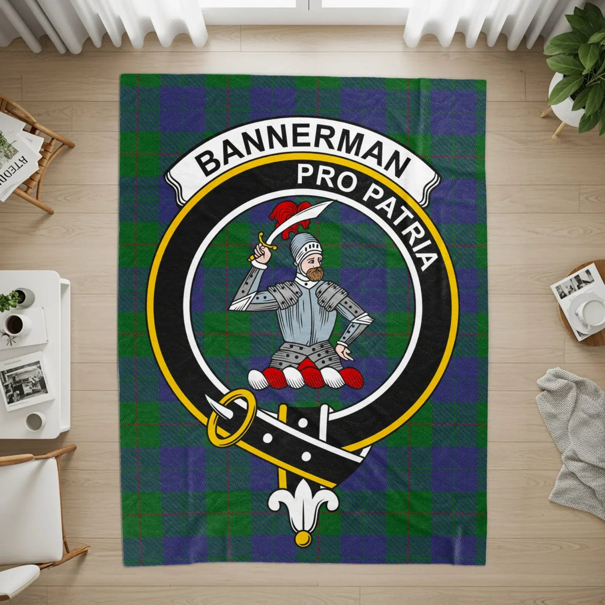 Bannerman Pro Patria Knight Crest Rug product