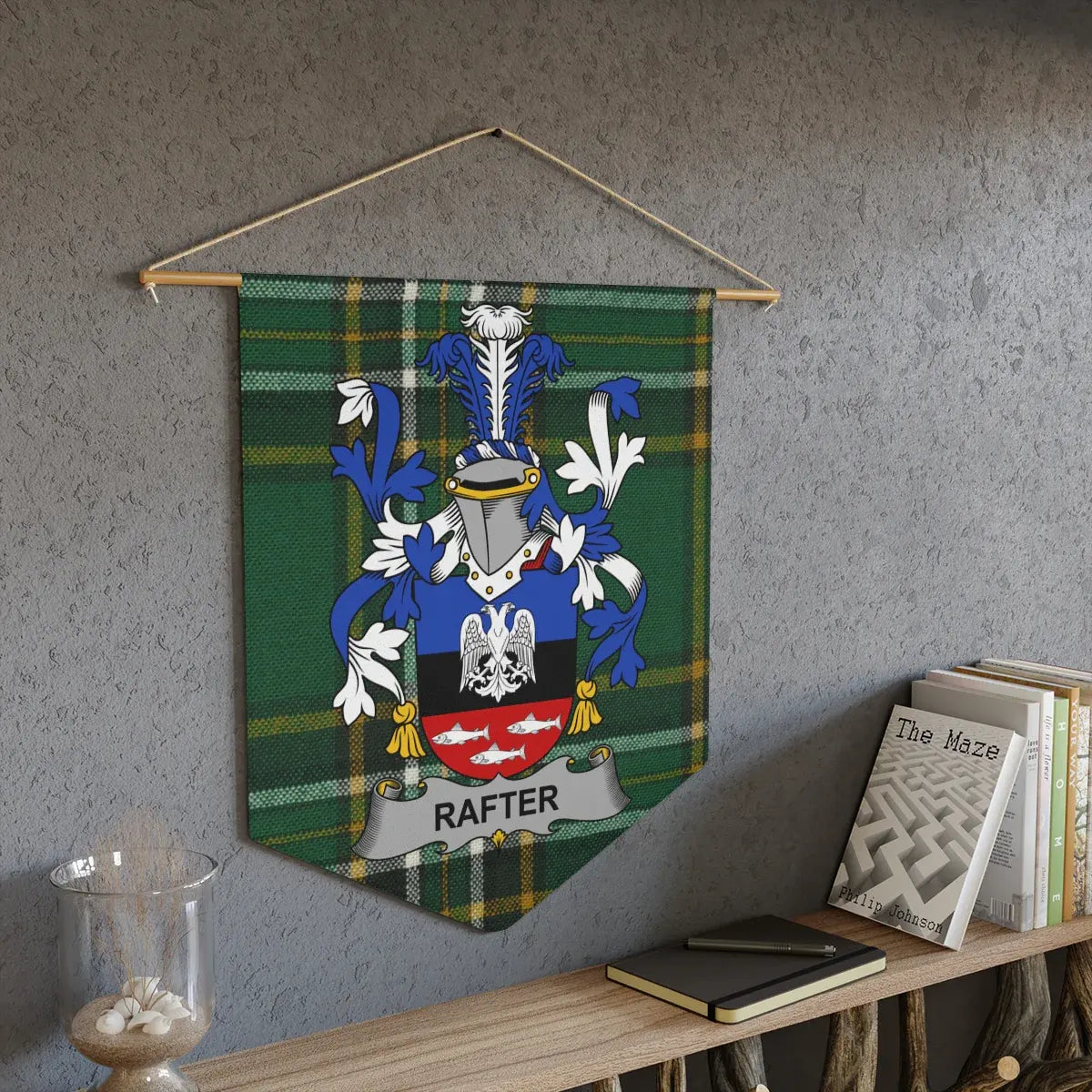Elegant Rafter Coat of Arms Wall Hanging Decor product
