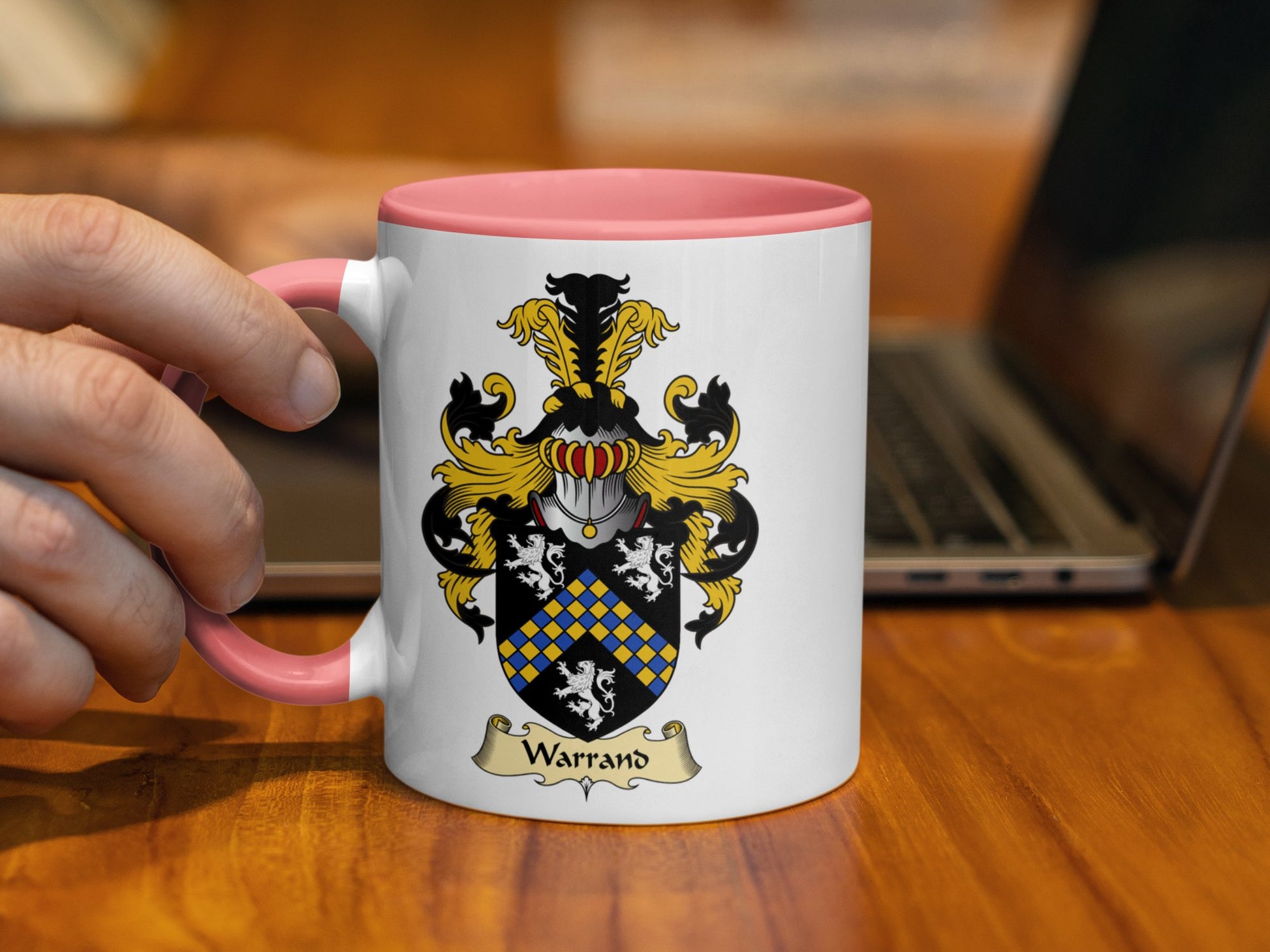 Clan Warrand Scottish Coat of Arms Mug - Living Stone Gifts