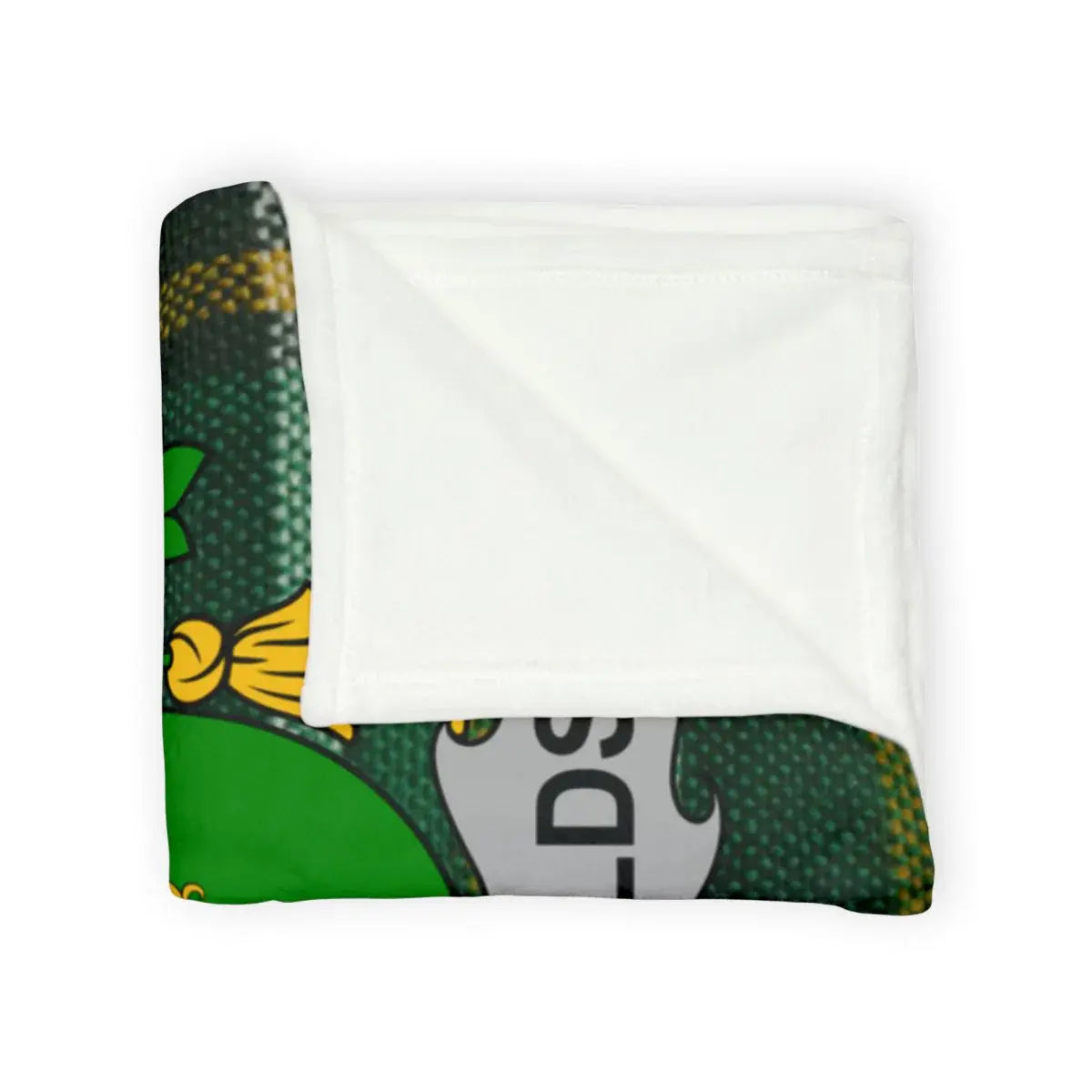 Cozy Green and Black Printed Blanket product