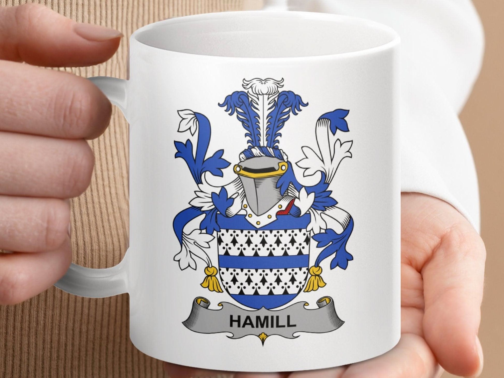 Hamill Surname Irish Family Crest Gift Idea For Hamill mug - Celtic Ancestry Gifts
